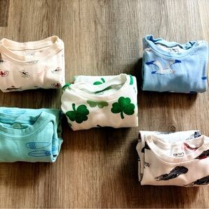 Lot of Carter’s 4t boys pajamas